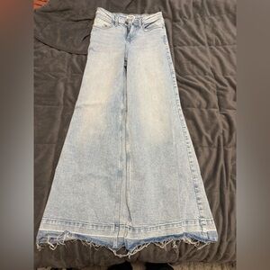 Wrangler Light Blue Super-Flare Jeans